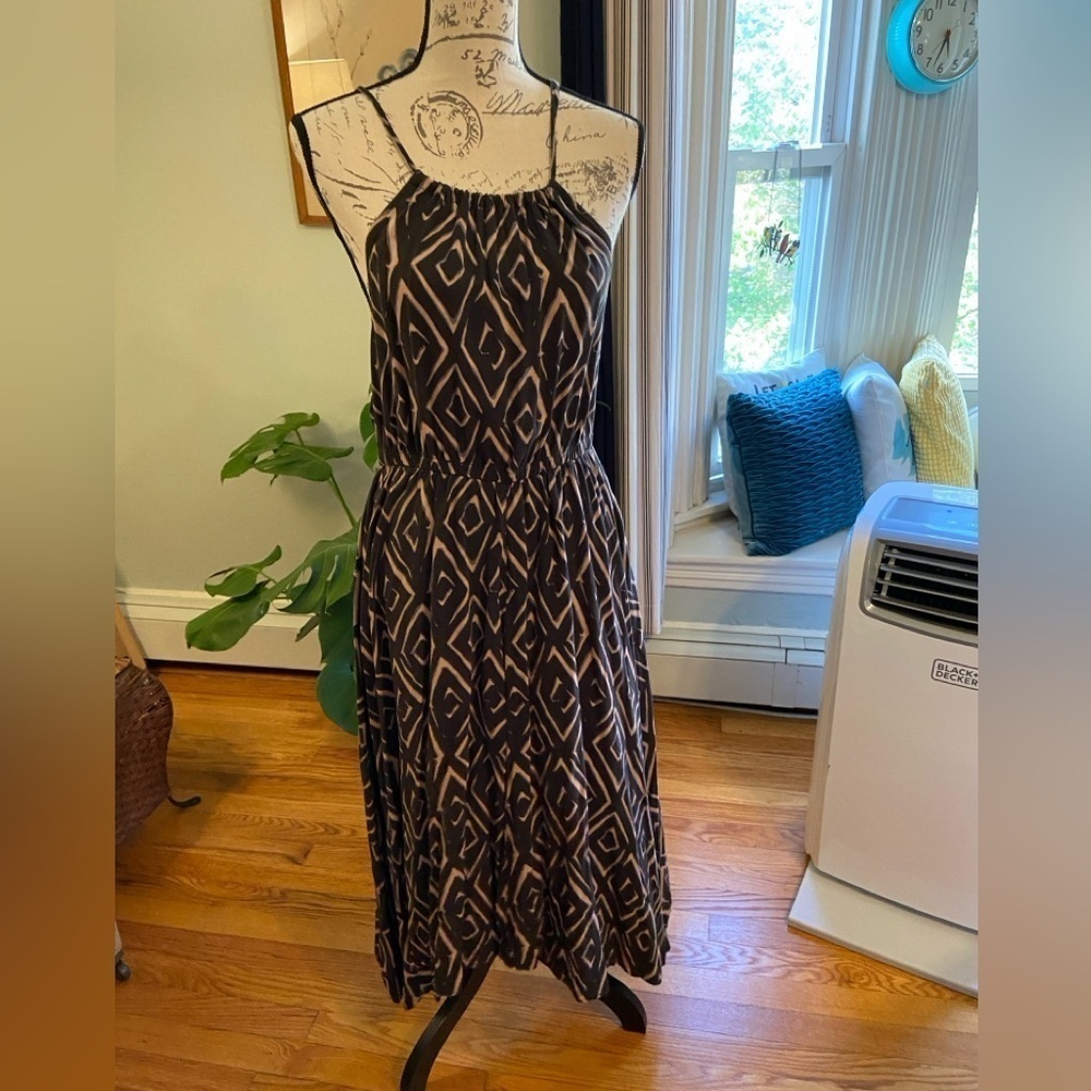 Liz Lange Marernity Asymmetrical Maxi Dress L